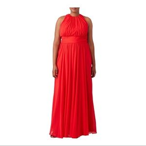 Badgley Mischka Ruby Red Gala Gown size 20